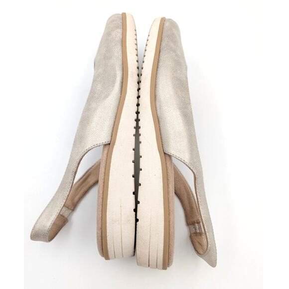 Soul Naturalizer Idea-Dorsay Slingback Flats Women's Light Gold Size US10M EU41 - Picture 10 of 11